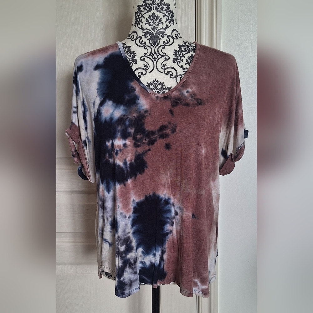 Large Tie Dye Womens Top